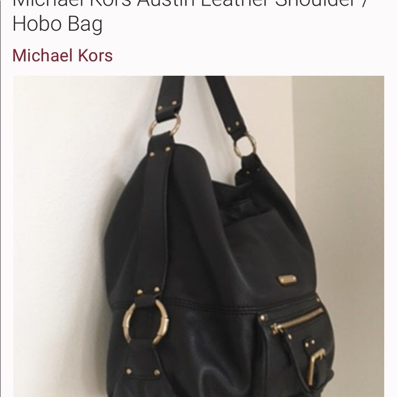 - Michael Kors Austin Leather shoulder Hobo bag